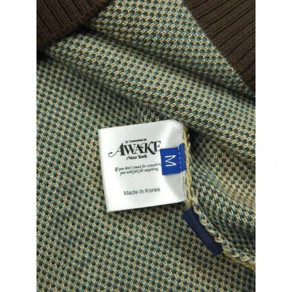 AWAKE NY Sweater Vest Adult Medium Knit Butterfly AOP Unisex Cotton Blend - Picture 6 of 10